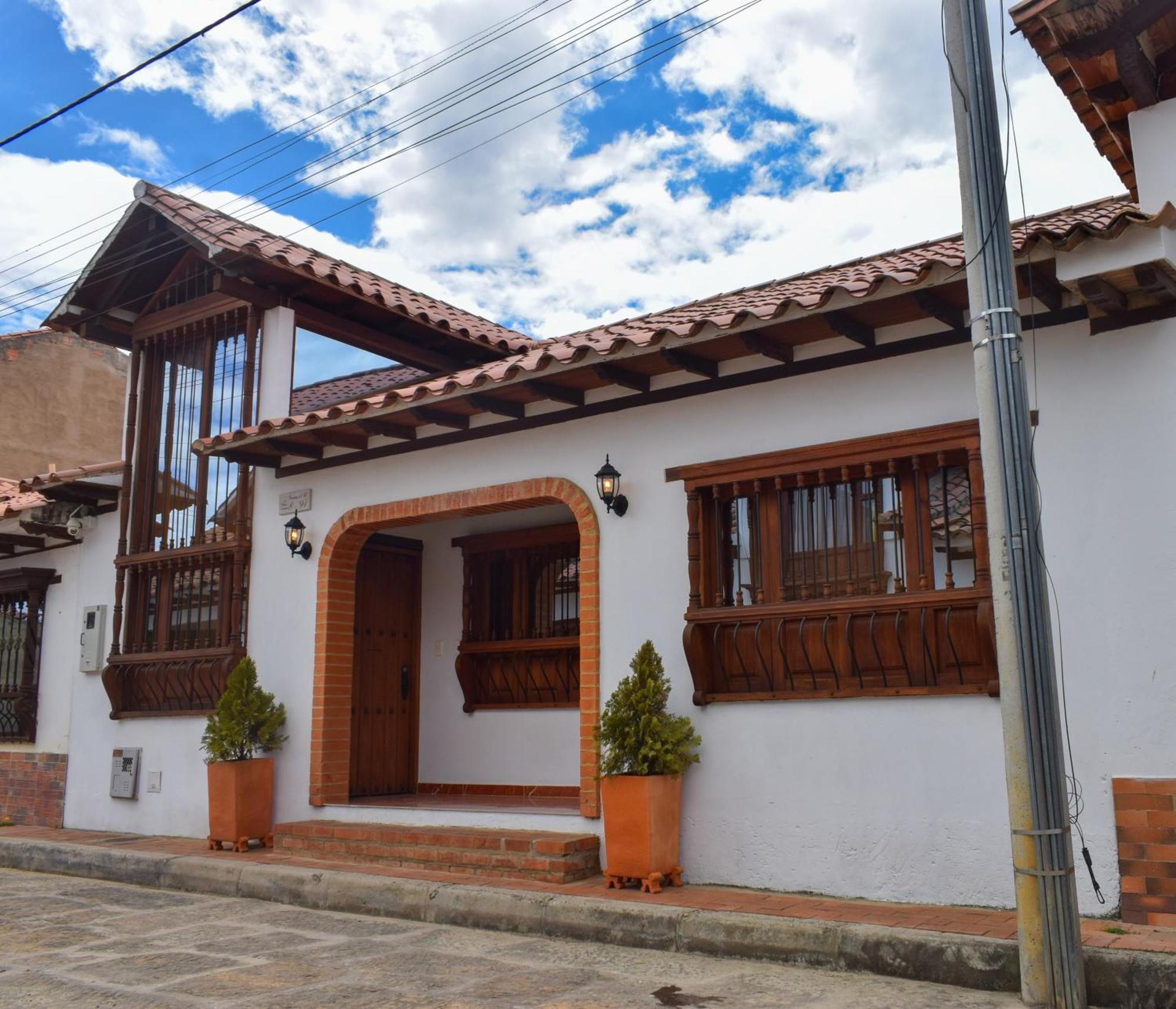 Apartahotel Saquenzipa Villa de Leyva Exteriör bild